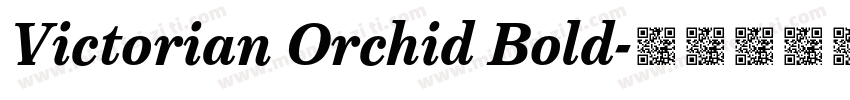 Victorian Orchid Bold字体转换